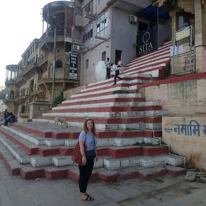 Hotel Sita Palace On Heritage Ghats Of Benaras Varanasi Exterior foto